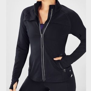 NWT BLACK WORKOUT FABLETICS JACKET